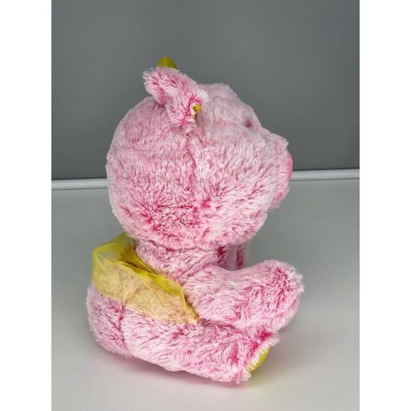 Hug Fun Pig Plush Stuffed Animal Toy Pink Gold Bow Tutu Dancer Pig NWT* - Picture 2 of 11
